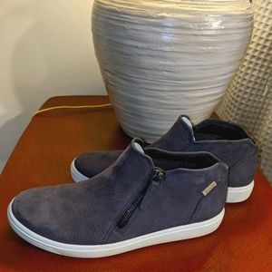 Ecco grey women's leather sneakers